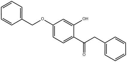1-(4-(BENZYLOXY)-2-HYDROXYPHENYL)-2-PHENYLETHANONE 结构式