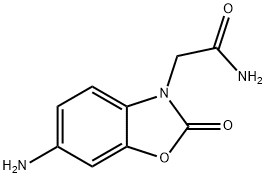 2-(6-AMINO-2-OXO-BENZOOXAZOL-3-YL)-ACETAMIDE 结构式