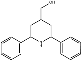 2,6-DIPHENYL-4-PIPERIDINEMETHANOL 结构式