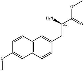 METHYL (2R)-2-AMINO-3-(6-METHOXY(2-NAPHTHYL))PROPANOATE 结构式