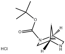 (1S,4S)-(+)-2-BOC-2,5-DI-AZA-BICYCLO[2.2.1]HEPTANE HYDROCHLORIDE 结构式