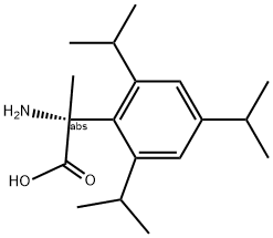 (2R)-2-AMINO-2-[2,4,6-TRIS(METHYLETHYL)PHENYL]PROPANOIC ACID 结构式