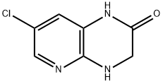 7-Chloro-3,4-dihydropyrido[2,3-b]pyrazin-2(1H)-one 结构式