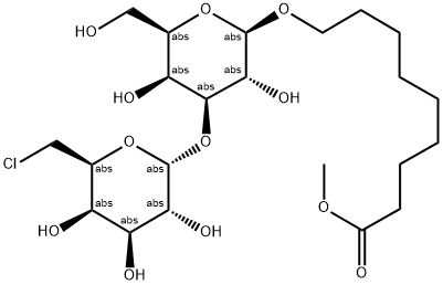 6-CHLORO-ALPHA-D-GAL(1-3)-BETA-D-GAL-1-OGR 结构式