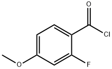 2-Fluoro-4-methoxybenzoyl chloride 结构式