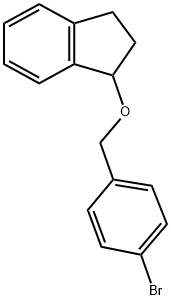 4-BROMOBENZYL-(1-INDANYL)ETHER 结构式