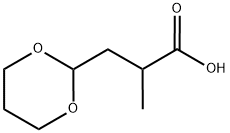 3-[(1,3-DIOXINAN-2-YL)]-2-METHYLPROPIONIC ACID 结构式