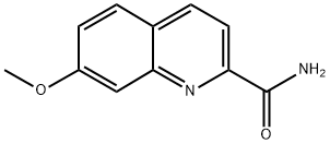 7-METHOXYQUINOLINE-2-CARBOXAMIDE 结构式