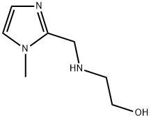 2-[(1-METHYL-1H-IMIDAZOL-2-YLMETHYL)-AMINO]-ETHANOL 结构式