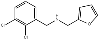 N-(2,3-DICHLOROBENZYL)-N-(2-FURYLMETHYL)AMINE 结构式