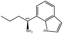 (1S)-1-INDOL-7-YLBUTYLAMINE 结构式