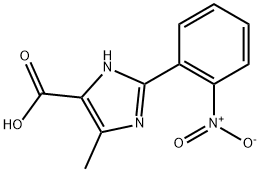 5-METHYL-2-(2-NITRO-PHENYL)-3H-IMIDAZOLE-4-CARBOXYLIC ACID 结构式