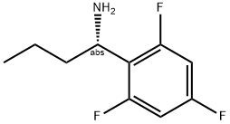 (1S)-1-(2,4,6-TRIFLUOROPHENYL)BUTYLAMINE 结构式