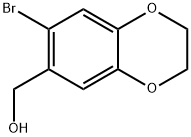 (7-BROMO-2,3-DIHYDRO-1,4-BENZODIOXIN-6-YL)METHANOL 结构式