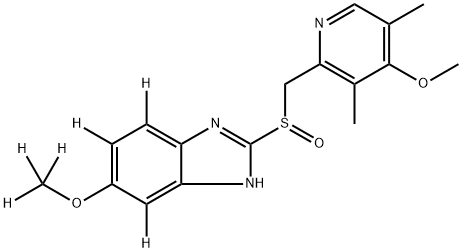 OMEPRAZOLE-D3 结构式