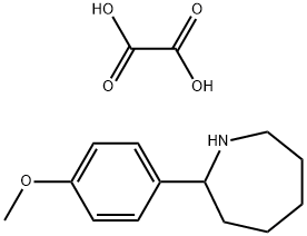 2-(4-Methoxy-phenyl)-azepane, oxalic acid 结构式