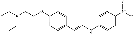 4-DIETHYLAMINOETHOXYBENZALDEHYDE 4-NITROPHENYLHYDRAZONE 结构式