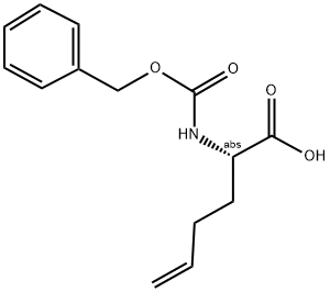 (S)-2-CBZ-AMINO-HEX-5-ENOIC ACID 结构式