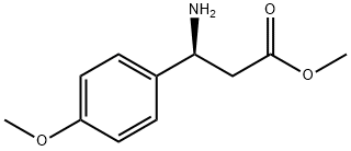 (S)-3-氨基-3-(4-甲氧基苯基)丙酸甲酯 结构式