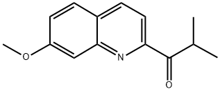 1-(7-METHOXYQUINOLIN-2-YL)-2-METHYLPROPAN-1-ONE 结构式