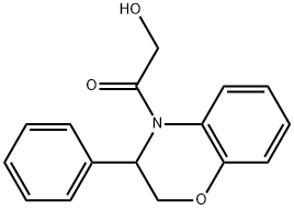 2-OXO-2-(3-PHENYL-2,3-DIHYDRO-4H-1,4-BENZOXAZIN-4-YL)ETHANOL 结构式