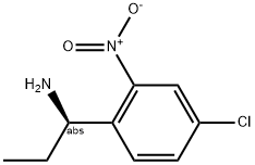 (1R)-1-(4-CHLORO-2-NITROPHENYL)PROPYLAMINE 结构式