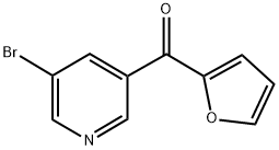 3-BROMO-5-(2-FUROYL)PYRIDINE 结构式