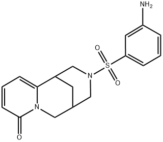 11-[(3-AMINOPHENYL)SULFONYL]-7,11-DIAZATRICYCLO[7.3.1.0~2,7~]TRIDECA-2,4-DIEN-6-ONE 结构式