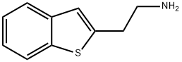 2-Benzo[b]thiophen-2-yl-ethylamine 结构式