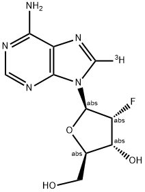 2-Fluoro 2'deoxyadenosine [8-3H] 结构式