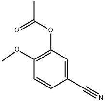 5-CYANO-2-METHOXYPHENYL ACETATE 结构式