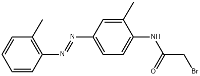 2-BROMO-N-(2-METHYL-4-[(E)-(2-METHYLPHENYL)DIAZENYL]PHENYL)ACETAMIDE 结构式