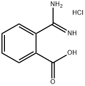 2-AMIDINOBENZOIC ACID HCL 结构式