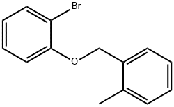 1-[(2-溴苯氧基)甲基]-2-甲苯 结构式