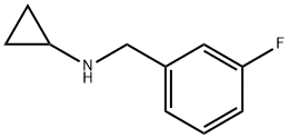 N-(3-氟苄基)环丙基胺 结构式