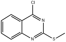 4-CHLORO-2-METHYLTHIO-QUINAZOLINE 结构式