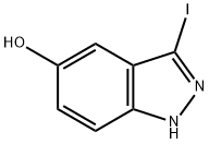 5-羟基-3-碘吲唑 结构式