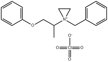 PHENOXYBENZAMINE AZIRIDINIUM PERCHLORATE 结构式