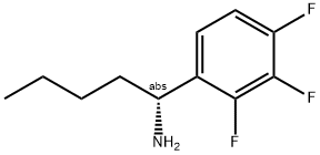 (R)-1-(2,3,4-三氟苯基)戊烷-1-胺 结构式
