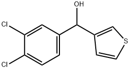 3,4-DICHLOROPHENYL-(3-THIENYL)METHANOL 结构式