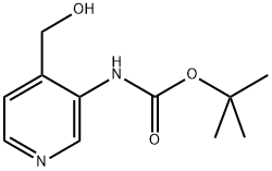 (4-HYDROXYMETHYL-PYRIDIN-3-YL)-CARBAMIC ACID TERT-BUTYL ESTER 结构式