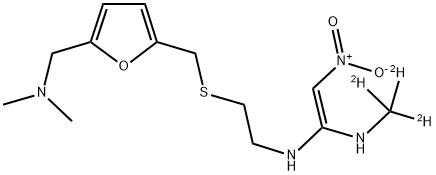 RANITIDINE-D3 结构式