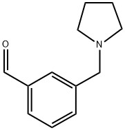 3-(PYRROLIDIN-1-YLMETHYL)BENZALDEHYDE 结构式