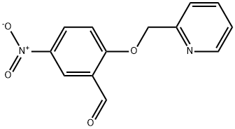 5-NITRO-2-(PYRIDIN-2-YLMETHOXY)BENZALDEHYDE 结构式