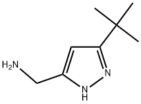 [(3-TERT-BUTYL-1H-PYRAZOL-5-YL)METHYL]AMINE 结构式