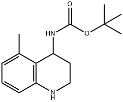 BOC-4-AMINO-5-METHYL-1,2,3,4-TETRAHYDROQUINOLINE 结构式