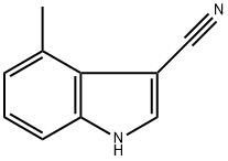 3-CYANO-4-METHYLINDOLE 结构式