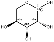 L-[1-13C]LYXOSE 结构式