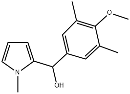 3,5-DIMETHYL-4-METHOXYPHENYL-(1-METHYL-2-PYRROLYL)METHANOL 结构式