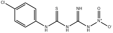 1-(4-CHLOROPHENYL)-3-[IMINO(NITROAMINO)METHYL]THIOUREA 结构式